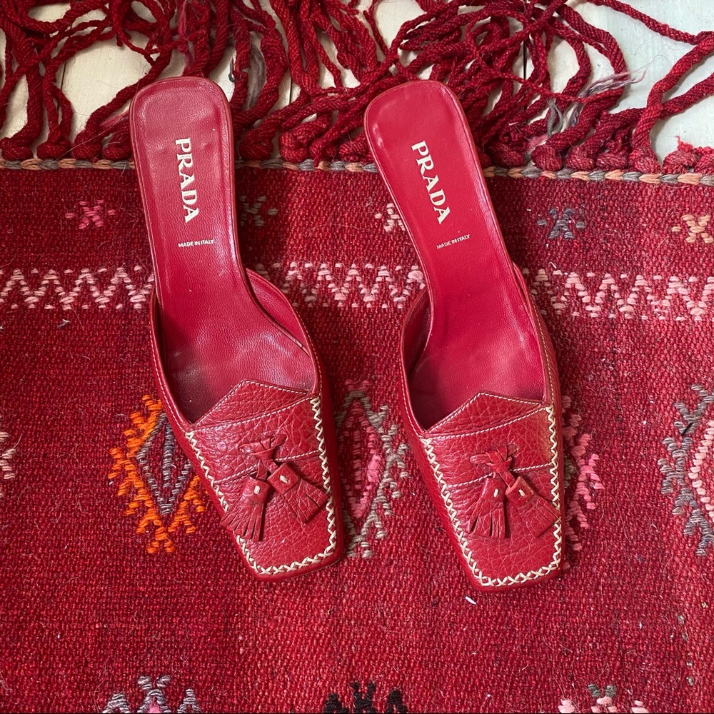 SOLD - Vintage Prada Kitten Heels